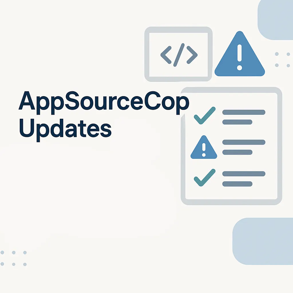 AppSourceCop Updates: What Developers Need to Know - Stefan's BC Blog